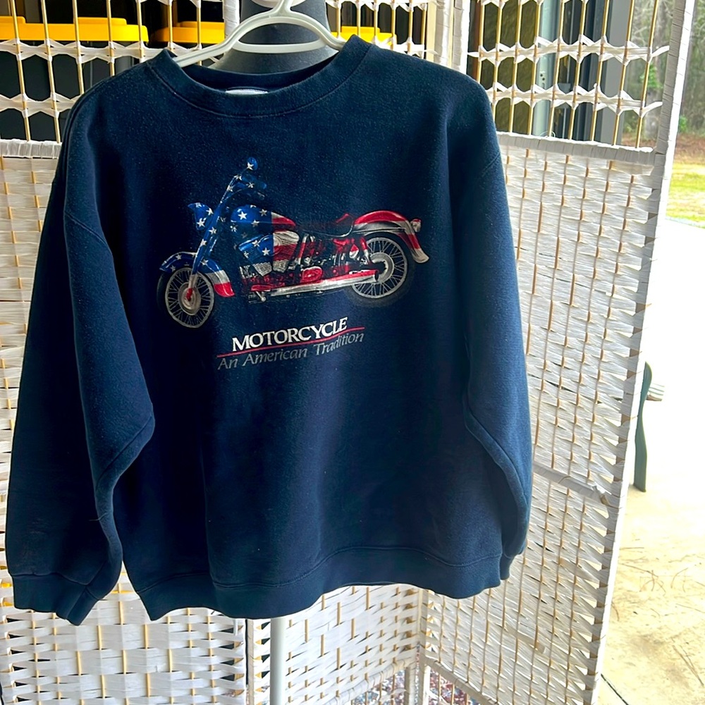 Pluma vintage motorcycle heavyweight fleece sweatshirt